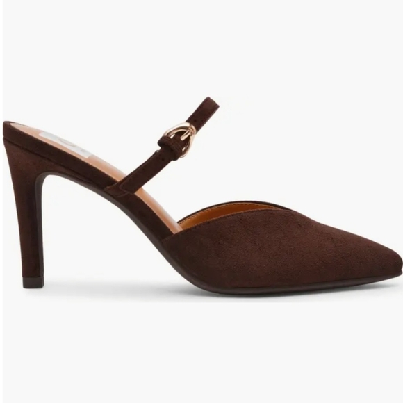 DV by Dolce Vita Shoes - DV by Dolce Vita Elleganza Brown Heeled Mules Women's Size 6 NWT